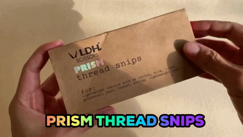 GeriInStitches giphygifmaker ldh scissors thread snips GIF