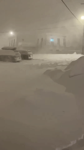 Wind and Heavy Snow Create 'Blizzard Conditions' in Fairbanks, Alaska