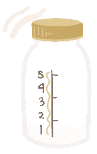 Breastfeeding Breastmilk Sticker by Karing for Postpartum