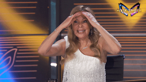 Shock Mascara GIF by Mask Singer A3