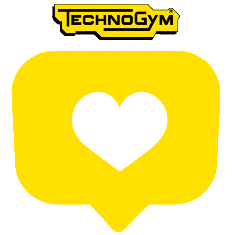 Heart Love Sticker by Technogym