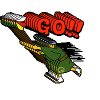 Go Sticker by CHEBLO
