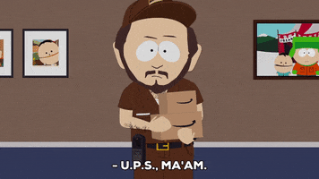 sad delivery man GIF by South Park 