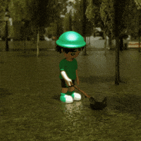 TrencherArt sad depression lonely stick GIF