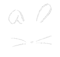 Face Bunny Sticker