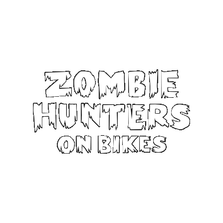 BelldoradoDE giphygifmaker bicycle zhob zombie hunters on bikes Sticker