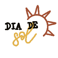 Typography Sun Sticker by Ilustra Pri