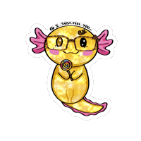 Axolotl Kpop Stickers Sticker