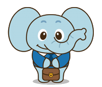 Dinosaur Elephant Sticker by NONGHYUP BANK