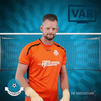 Voetbalvereniging_Scherpenzeel goal voetbal blauwwit hoofdklasse GIF