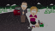 snow accident GIF by South Park 