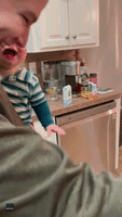 Baby Laughs Uncontrollably With His Dad