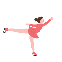 ice skating dancing Sticker by Traveloka