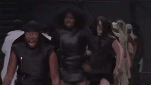 paris fashion week dancing GIF by fashgif
