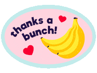 Thanks A Bunch Sticker