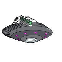 Space Fly Sticker