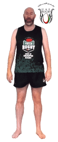 rugby try Sticker