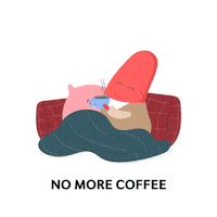 nkfmy coffee sleep relax break Sticker