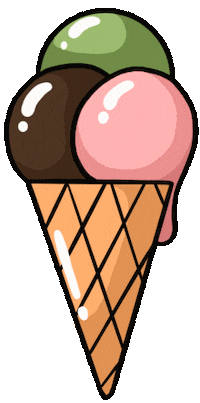 Ice Cream Summer Sticker