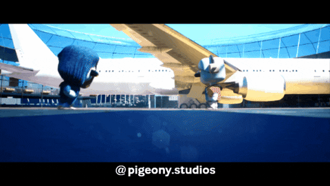 Pigeony_Studios_Official giphyupload wait a minute pigeony studios pigeon meme GIF