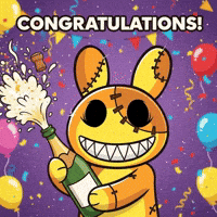 Congratulations Dreamscometrue GIF by RugDollz