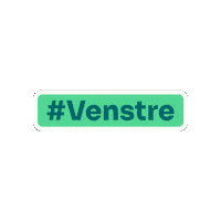 Framover Sticker by Venstre