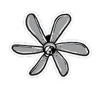 Spin Spinning Sticker by Pug Life Records®