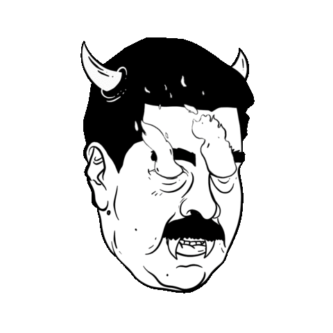 ronthekiller hot fire monster bad Sticker