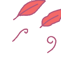 Falling Leaves Art Sticker by Maya Richman