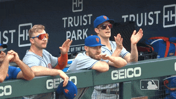 Ny Mets Clap GIF by New York Mets