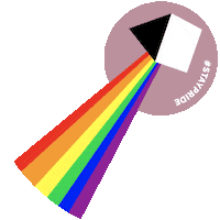 Rainbow Colors Sticker by staypride