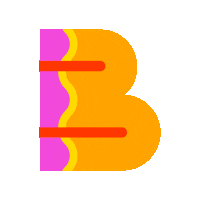typography b Sticker by Zach Horst