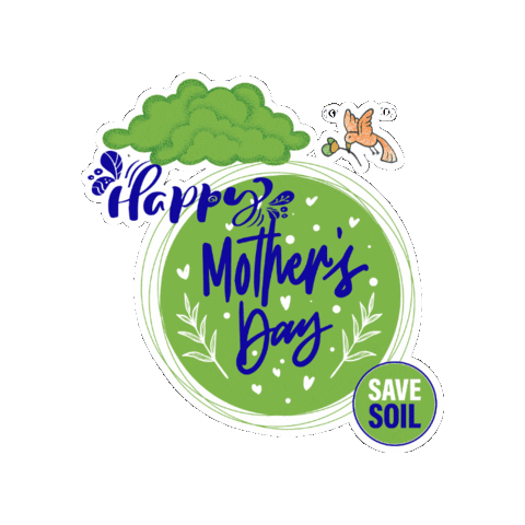 Happy Mothers Day Sticker by Conscious Planet - Save Soil