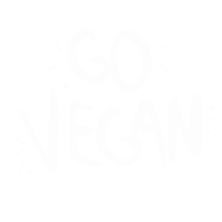 maihart white vegan go frase Sticker