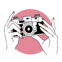 Photo Camera Sticker by Ana Jiménez