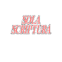 Christian Sola Scriptura Sticker