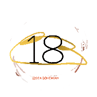 Christmas Gold Sticker