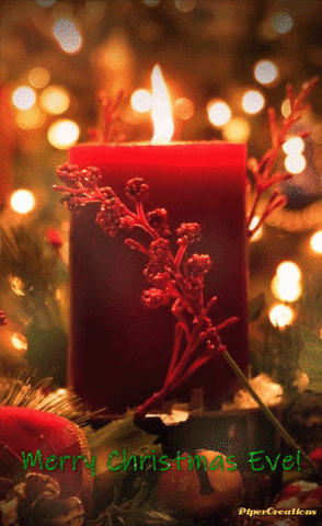 Pipercreations Christmas Candle Merrychristmas Holidays Joy Cheer Love Winter Presents GIF