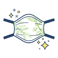 Corona Sparkle Sticker by Blister Balm