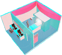 Art Pastel Sticker by badblueprints