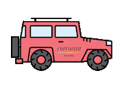 CorcoranReverie beach florida jeep corcoran Sticker