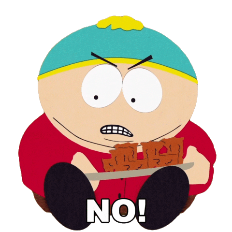 Eric Cartman No Sticker by South Park