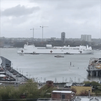 USNS Comfort Departs New York City After Coronavirus Deployment