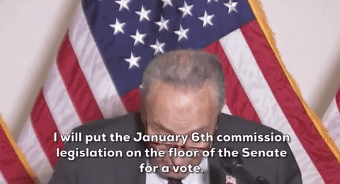 Chuck Schumer January 6Th GIF by GIPHY News