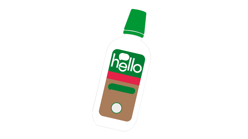 Mouthwash Smile Sticker by helloproducts