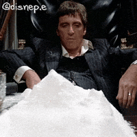 Tony Montana Snow GIF