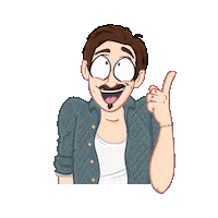 Excited Sticker by Marti Fischer