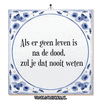 Humor Reflectie Sticker by Tegelspreuken.nl