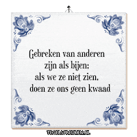 Spreuk Ondersteuning Sticker by Tegelspreuken.nl