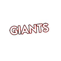 GiantsCheerleader logo queens giants cheerleader Sticker